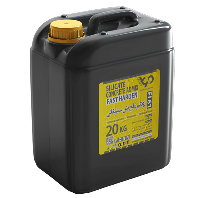 Silicate concrete admix fast harden