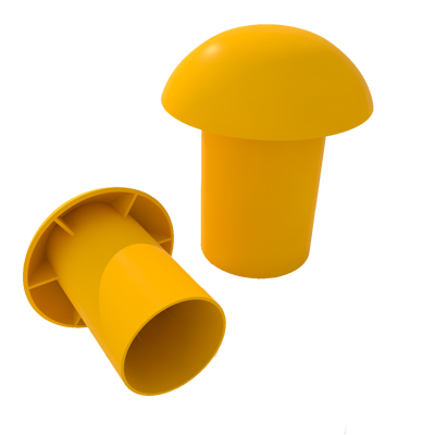 Safety cap mushroom