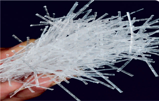 Plastic concrete fibre