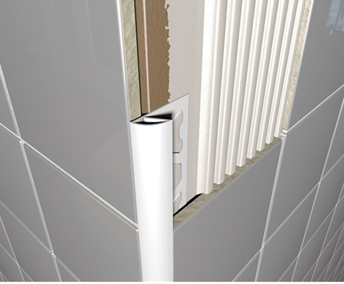 Tile corner strip